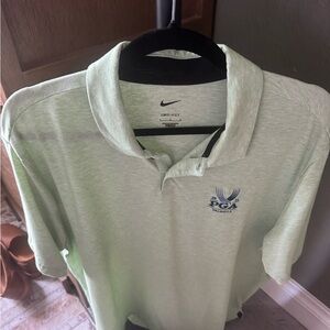 Nike Green Polo Shirt Classic Design